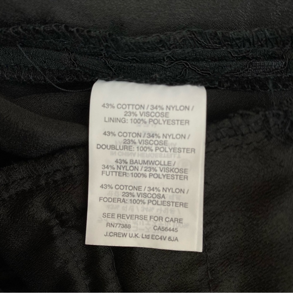 J Crew Peyton Black Lace Pants - Picture 9 of 10